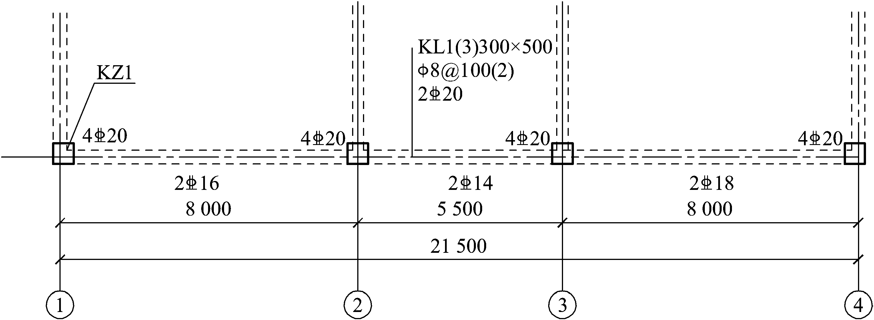 6.4.2 鋼筋工程量計算技能實訓(xùn)